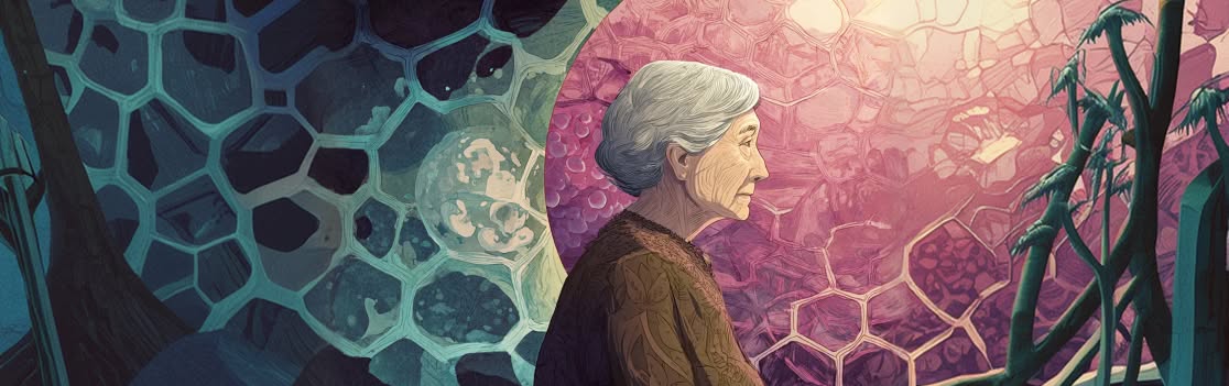 Old Woman Illustration